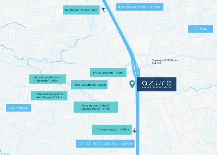 Citispace 1br Condotel At Azure Urban Near Airport #az06a * Manila
